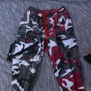 Camo joggers, skate pants